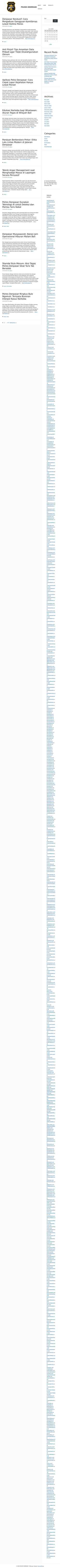 Screenshot polresdenpasar.com