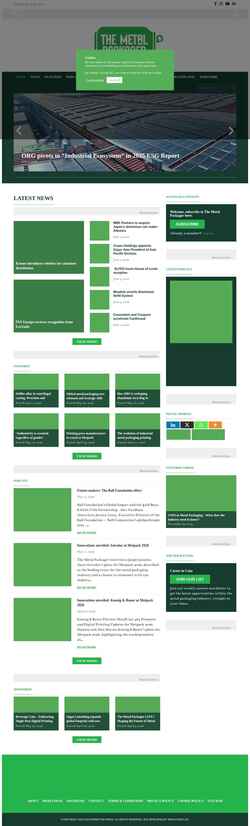 Screenshot metalpackager.com