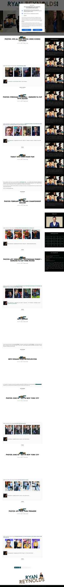 Screenshot ryan-reynolds.net