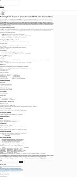 Captura de pantalla python-requests.org