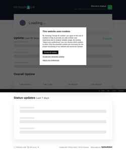 Screenshot status.metadata2go.com