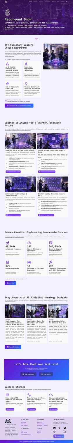 Screenshot neoground.com
