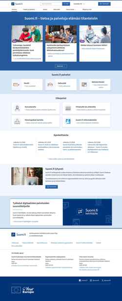 Screenshot www.suomi.fi
