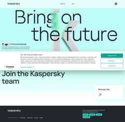 Skärmdump careers.kaspersky.com