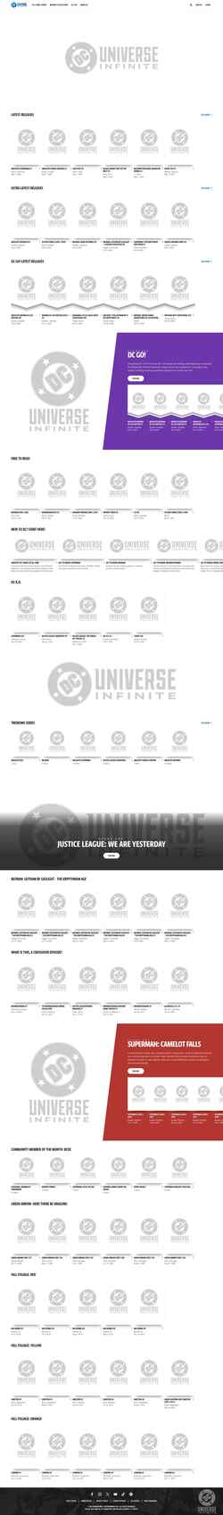 Schermata www.dcuniverseinfinite.com