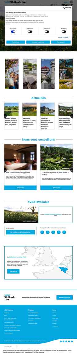 Captura de pantalla visitwallonia.be