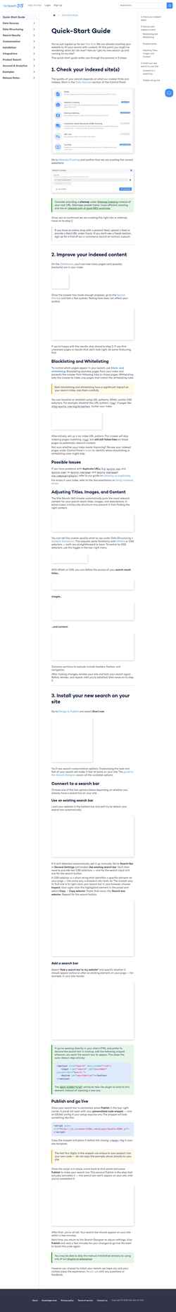 Screenshot docs.sitesearch360.com