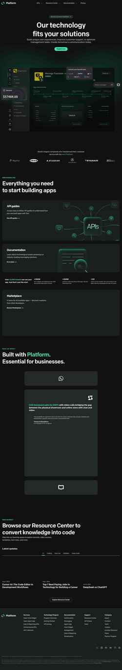 Снимак екрана platform.text.com