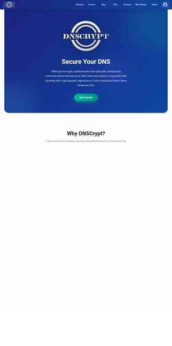 Ekran görüntüsü dnscrypt.info