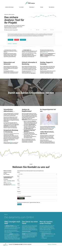 Screenshot webanalyse.datamints.com