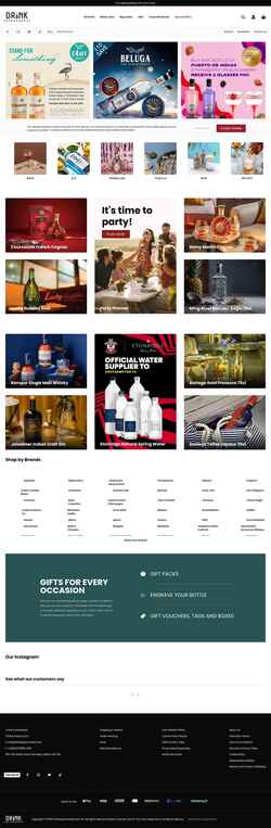 Screenshot www.drinksupermarket.com