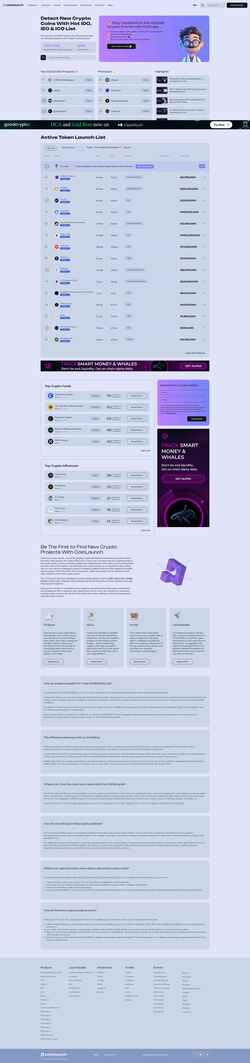 Zrzut ekranu coinlaunch.space