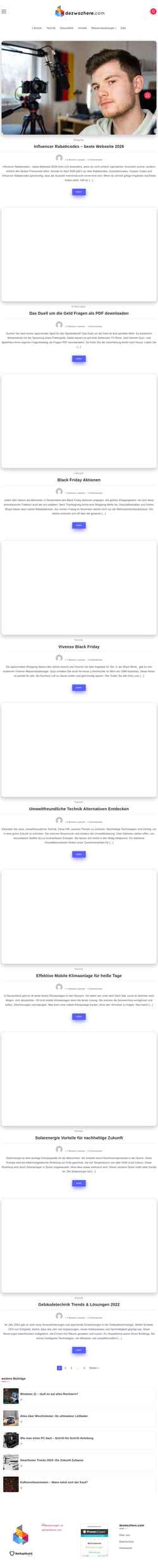 Screenshot dezwozhere.com