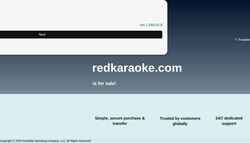 Captura de pantalla redkaraoke.com