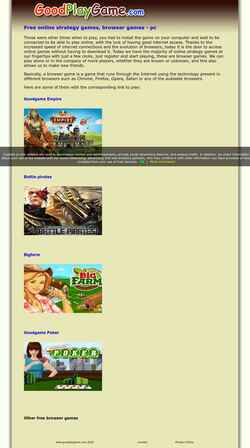 Captura de pantalla www.goodplaygame.com
