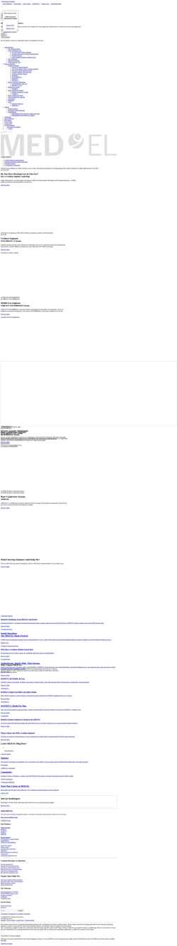 Screenshot www.medel.com