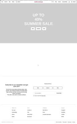 Skärmdump www.bjornborg.com