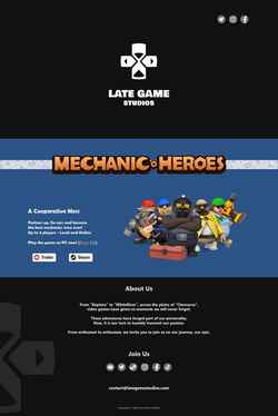 Captura de pantalla www.lategamestudios.com