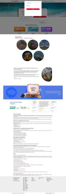 Zrzut ekranu www.completetrip.com