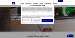 Στιγμιότυπο οθόνης www.axa.de