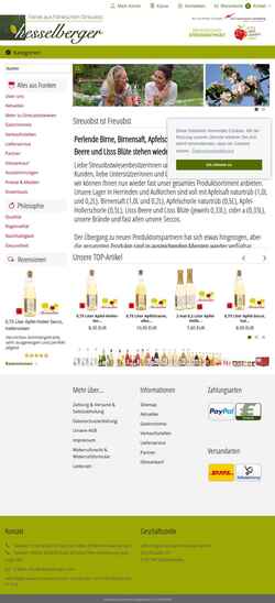 Screenshot www.hesselberger.com