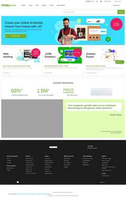 Snímka obrazovky www.crazydomains.com