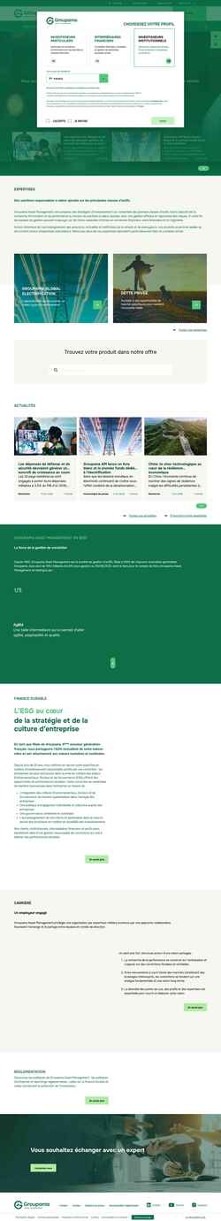 Screenshot www.groupama-am.com