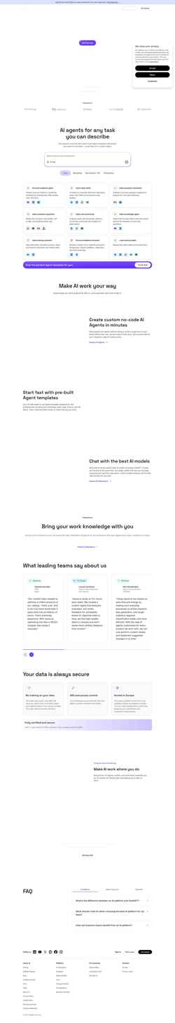 Screenshot nexos.ai