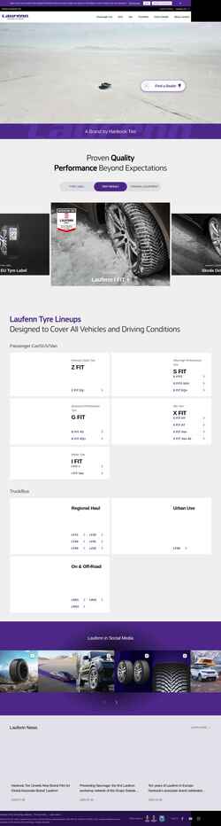 Képernyőkép www.laufenn.com