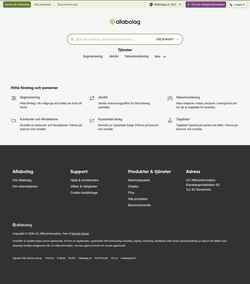Снимак екрана www.allabolag.se