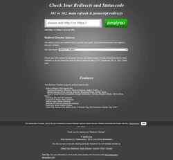 Screenshot www.redirect-checker.org