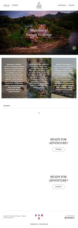 Screenshot bayanocaves.com