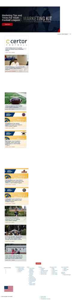 Снимак екрана blogs.usafootball.com