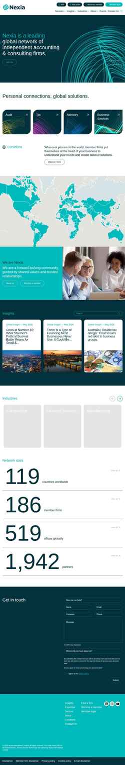 Screenshot nexia.com