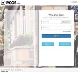 Στιγμιότυπο οθόνης mail.lycos.com