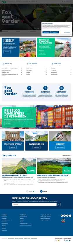 Schermata www.fox.nl