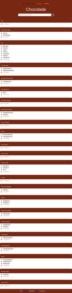 Screenshot chocolade.startworld.nl