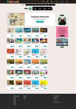 Снимак екрана www.funbrain.com