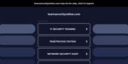Captura de tela learnsecurityonline.com