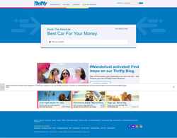 Zrzut ekranu www.thrifty.com