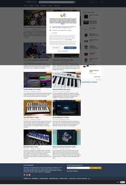Skjermdump en.audiofanzine.com