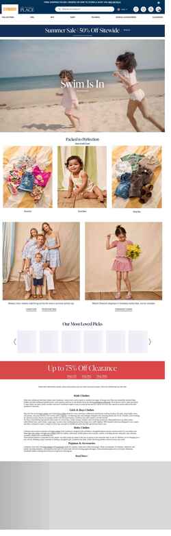 Schermata www.gymboree.com