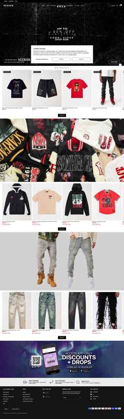 Screenshot reasonclothing.com