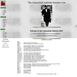 Screenshot www.cannonball-adderley.com