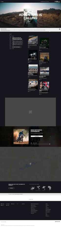 Captura de pantalla www.bmw-motorrad.com