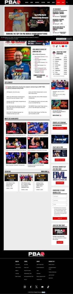 Captura de pantalla www.pba.com