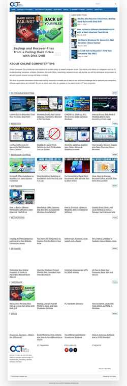 Schermata onlinecomputertips.com