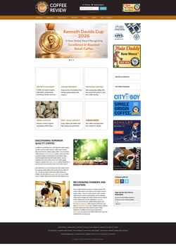 Captura de pantalla www.coffeereview.com