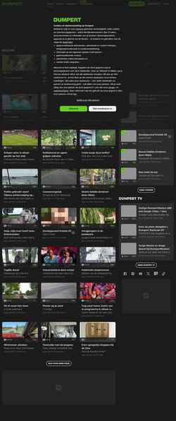 Скриншот www.dumpert.nl