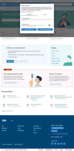 Screenshot www.vdab.be